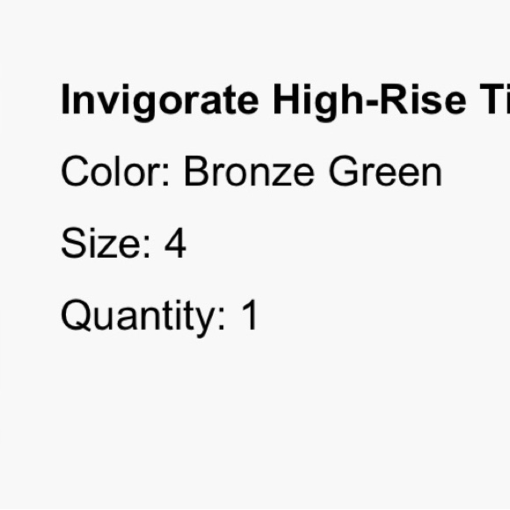 Lululemon Invigorate High-Rise Tight 25”